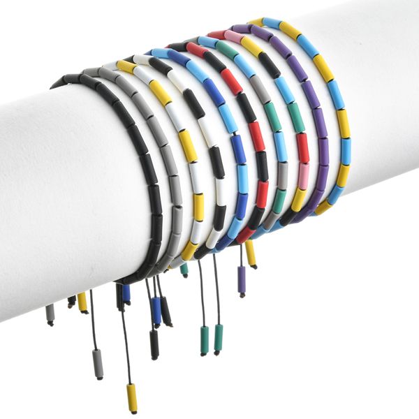 

трубчатые плитка браслет женщины мужчины pulseras mujer 2019 женщины boho браслеты красочные ювелирные изделия ручной работы summer beach fe, Golden;silver