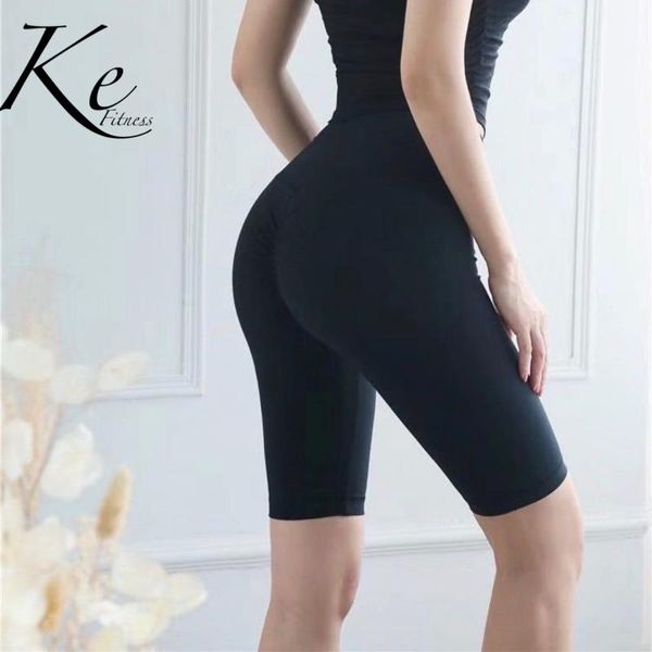 

ke side waist fold solid color sports yoga fitness sling women fashion beauty back casual dance back, Black;blue