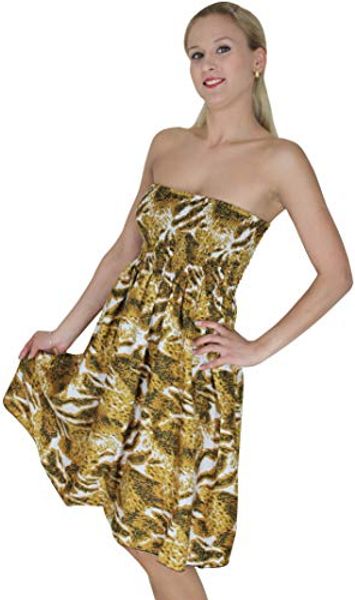 

la leela women's  beach dress tube dress, Black;gray