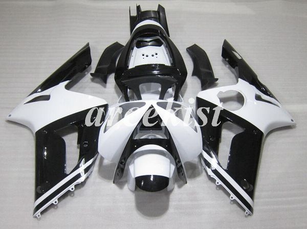 

мотоцикл новый abs инъекция полный обтекатели комплекты fit для kawasaki ninja zx-6r 2003 2004 03 04 636 zx6r кузовостроение набор черный бе