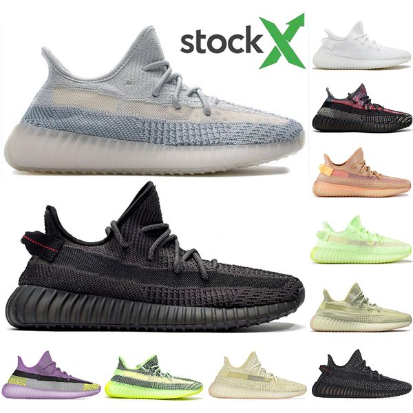 

with sock 2020 quality men women running shoes static yecheil reflective yeezreel clay beluga bred designers trainings sports sneakers