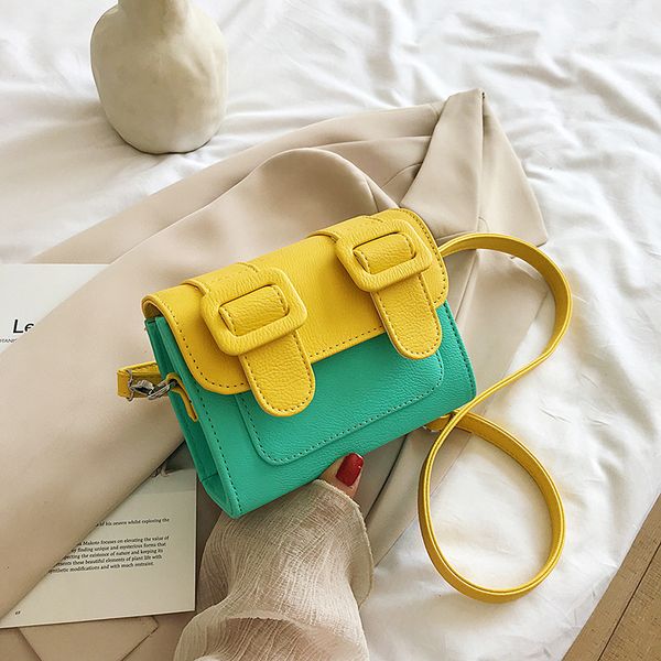 

2020 new ladies trendy cute small bag fashion large capacity shoulder bag simple casual color crossbody