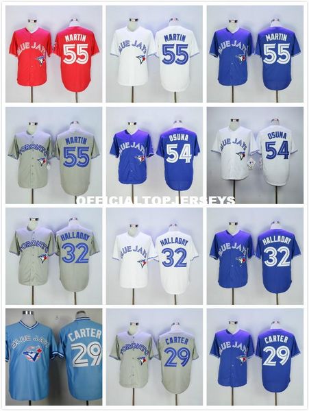 

55 russell martin 54 roberto osuna jersey, Black;blue