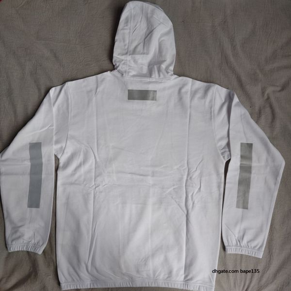 

18fw 60743 reflective print толстовка tops капюшона 3m reflective мужчины женщина вскользь t0ney h26 dropshippingvqbs, Black