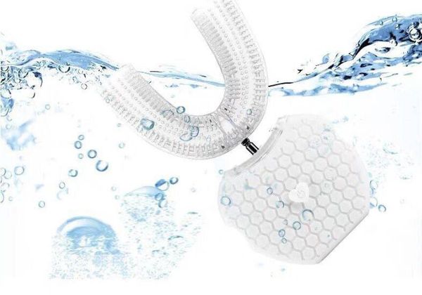 

360 degrees automatic toothbrush sonic electric intelligent tooth brush usb charging whitening u shape tooth-brush