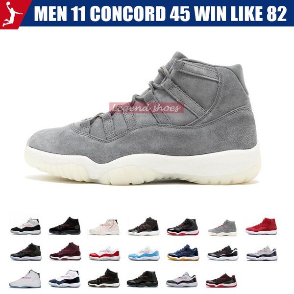 

мужчины 11 concord 45 win like 82 баскетбольные кроссовки platinum tint 96 11s space jam cap и платье гамма-синие туфли с коробкой, White;red