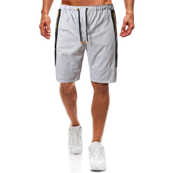 

men's jogger shorts summer casual loose fitness high waist drawstring elastic waist quality shorts male sports fitness, White;black