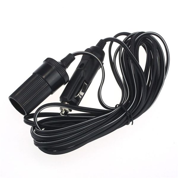 

12v 24v 10a car accessory cigarette lighter socket extension cord cable 1m 2m 3m 5m