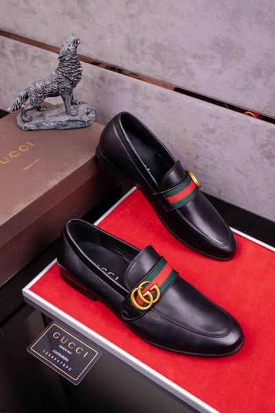 

20ss autumn fashion men casual shoes bullock genuine leather flats male formal oxford dress shoe luxury moccasins zapatos hombre, Black