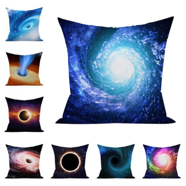 

new 32 style black hole pillow cover 45*45cm printed pillow case car sofa square pillowcase home decoration t2i5134