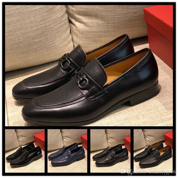 

luxury rhinestone men loafers handmade leather pointed toe wedding shoes fashion casual men's dress shoes big size 38-45, Black