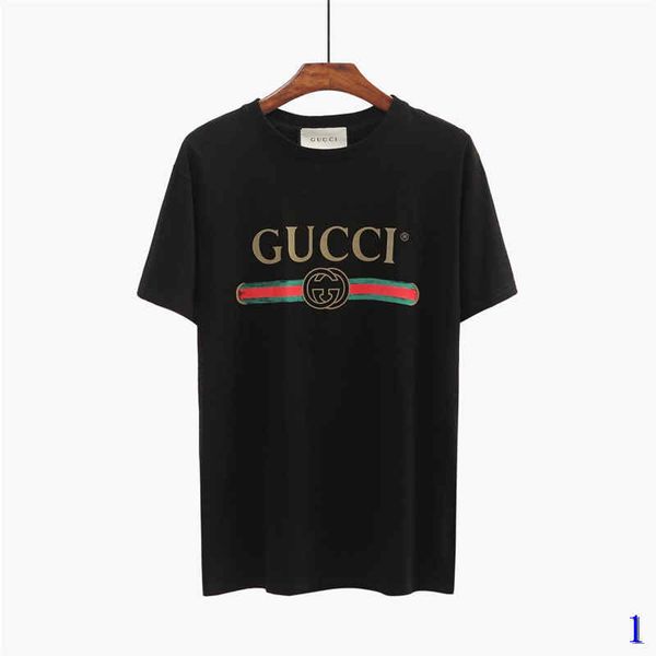 

mens designer t shirts brand fashion tees breathable loose shorts sleeves striped letter print luxury t shirts summer1, White;black