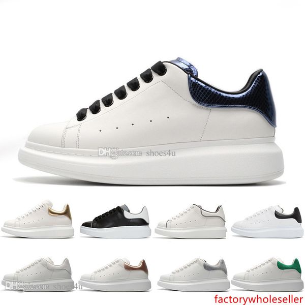 

fashion snake skin luxury designer shoes uk triple black white 3m reflective grean red silver jade 25 colorways mens womens sneakers