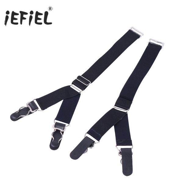 

прямой стиль y стиль упругие подвязки держатели корсета чулки застежка-подвеска с утиной ротом металлическая или пластиковая зажим, Black;white