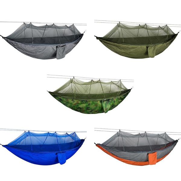 

outdoor mosquito net parachute hammock camping hanging sleeping swing bed