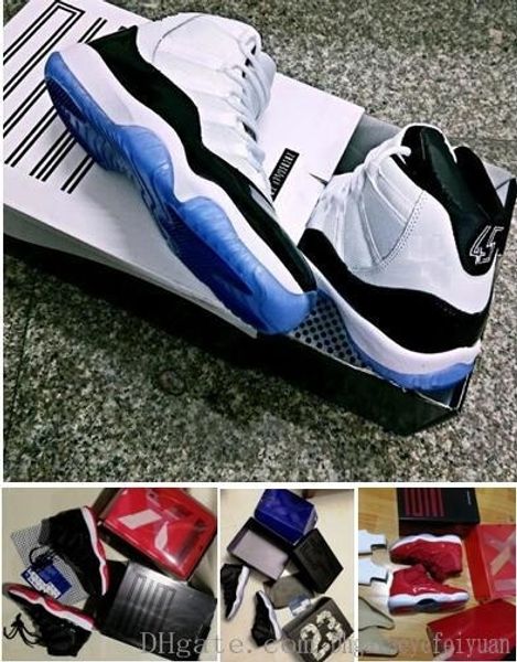 

Конкорд 11С разводят воздуха Иордании 11 ретро с коробкой выиграть, как 96 голубой лед космический джэм 11 полночь темно-синий спортзал Красный баскетбол обувь