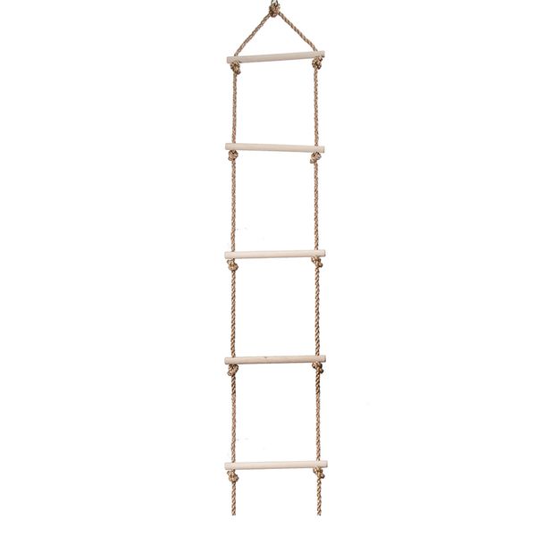 

five-step children's wooden ladders wooden small ladders indoor outdoor fitness toys children's swing playground equipment