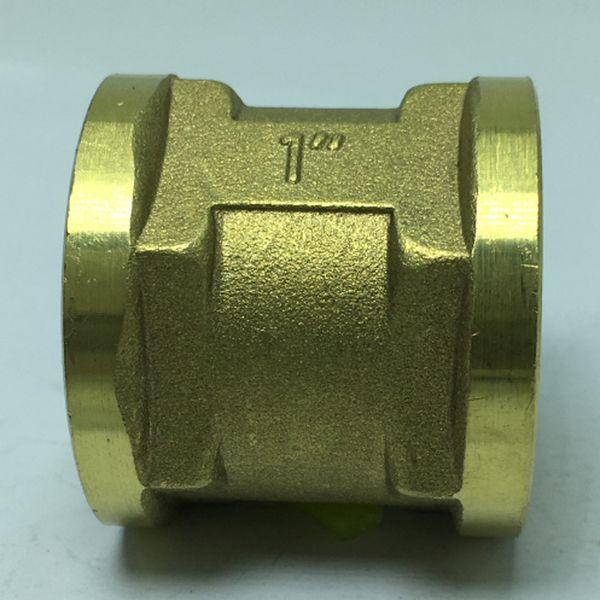 

brass pipe fitting coupler, connector quick adapter dn25 (1inch) female thread, full-port