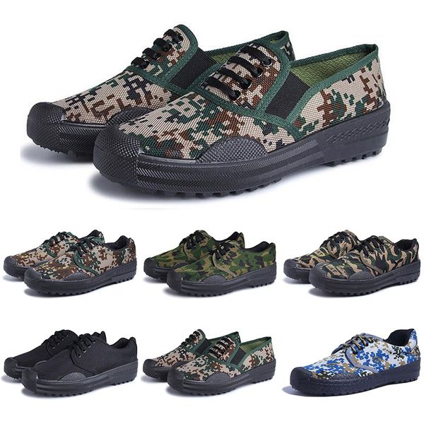 

2020 canvas casual shoes men women camouflage military camping hiking navy blue non-slip runner mens trainers sneakers size 36-44 color7