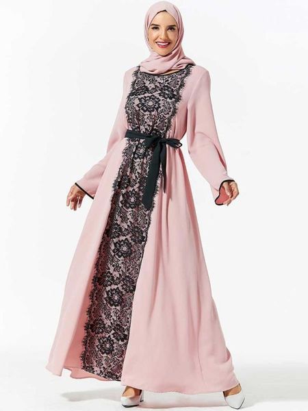 

2020 hijab moslima kleding evening dress for muslim dresses evening no headscarf, Red