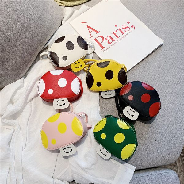 

kid's messenger bag 2019 korean-style cartoon cute mushroom accessories bag casual trend adorable baby versatile shoulder