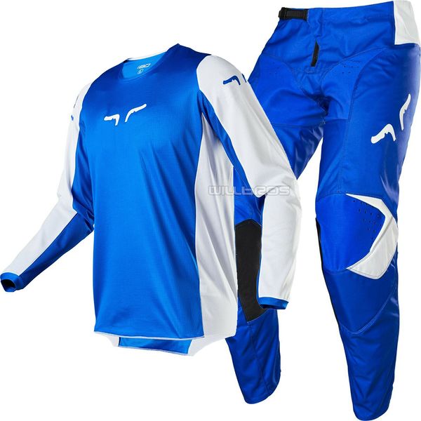 

2020 racing 180 prix blue combo mx jersey pant motocross offroad dirt bike atv utv gear, Black