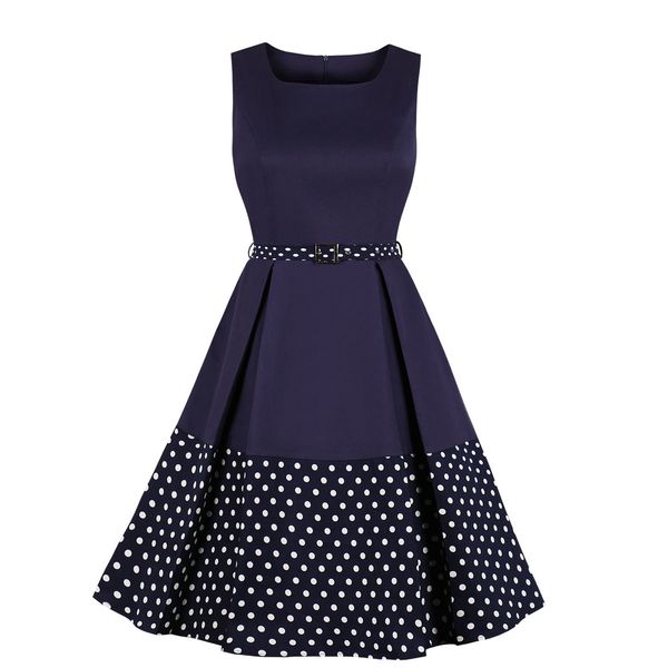 

new fashionable and popular sleeveless dress slim waist women's dress, Black;gray