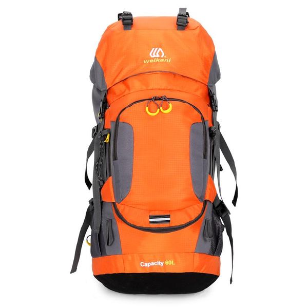 

professional 60l waterproof hiking backpack climbing camping hiking backpack mountaineering bag outdoor bag with rain cover