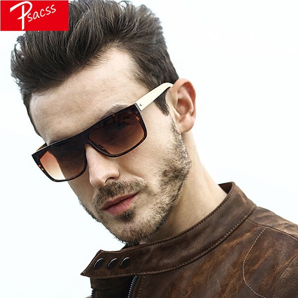

psacss wood square sunglasses men polarized male handsome driving party mirror sun glasses retro lunette de soleil homme shades, White;black