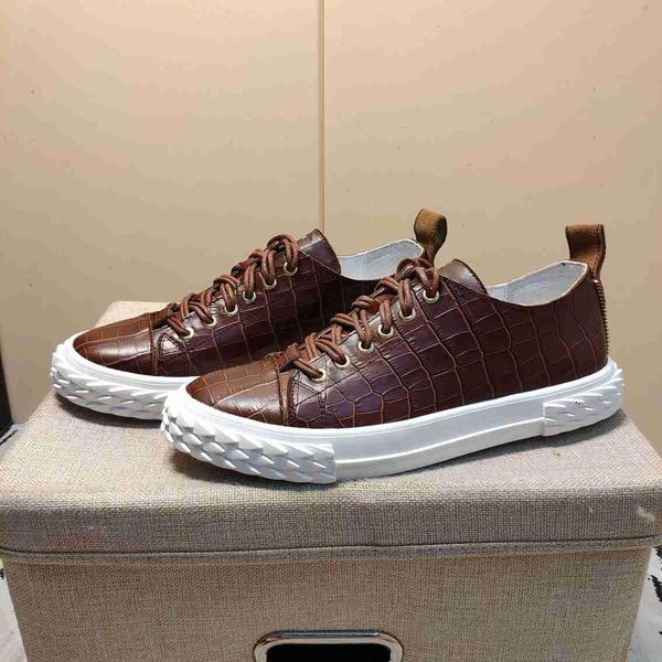 

new products on the luxury designer men's luxury handsome casual shoes fashion personality running shoes men's casual shoes, Black