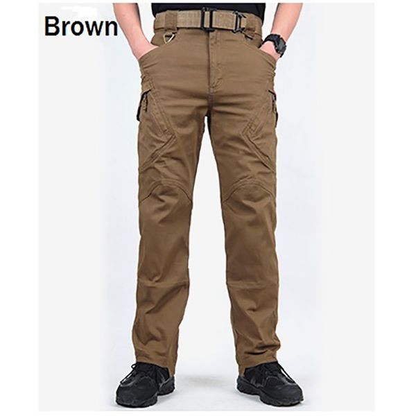 

ix9 city tactical pants men cargo pants men workwear clothes trousers sport many pockets stretch cotton track y, Black