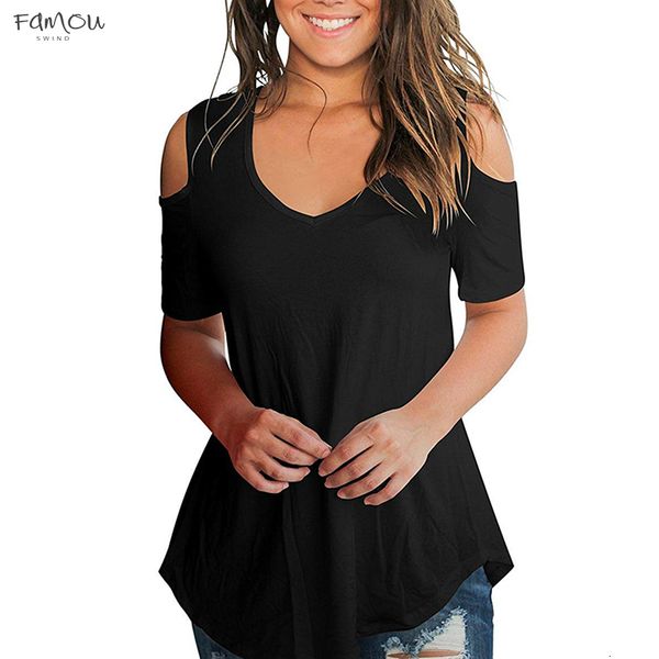 

Womens Linen Casual T Shirt V Neck Cold Shoulder Tops Short Sleeve Tshirt Drop Shipping Drop Shipping