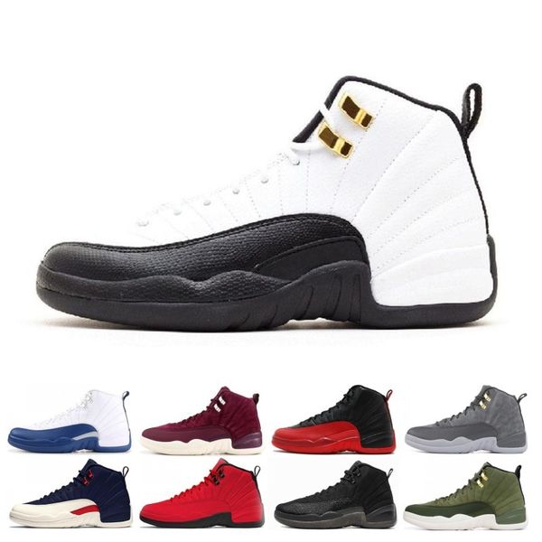 

Cheap Basketball Shoes 12 12s Men Taxi The Master Flu Game French Gamma Blue CNY Black White Playoffs Mens Sports Sneakers Size 8-13