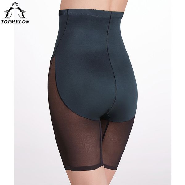 

elon women shaper butt lifter slimming underwear splice mesh high waist tummy control panties waist shaper thigh slimmer, Black;white