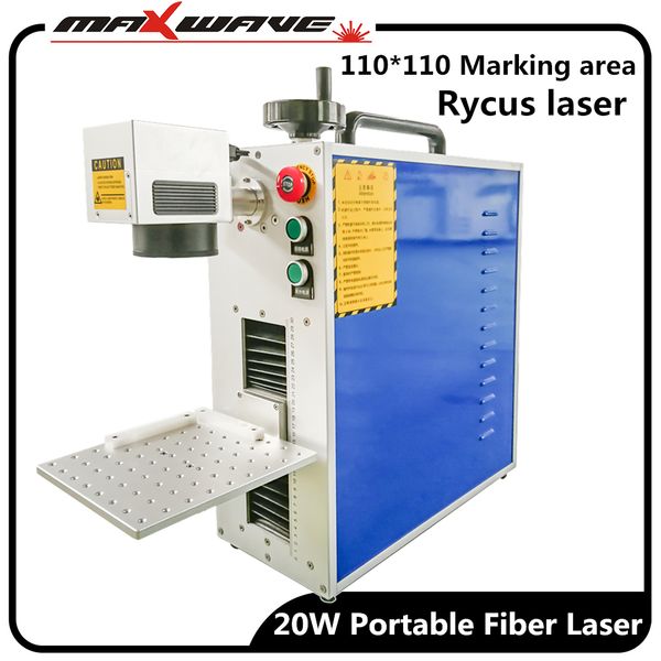 

20w 30w 50w portable fiber laser marking machine for small goods