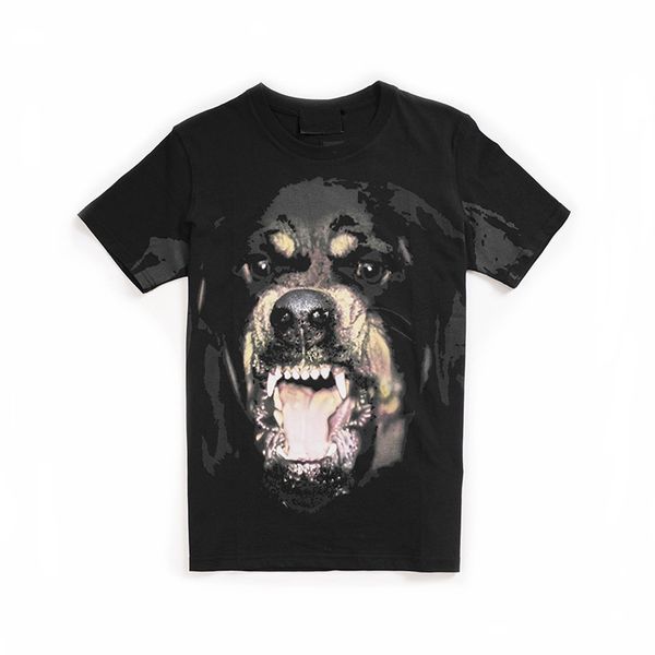 

2020 luxury designer t shirts summer t-shirt men women hip hop tees 3d animal print mens designer shirt size s-2xl, White;black