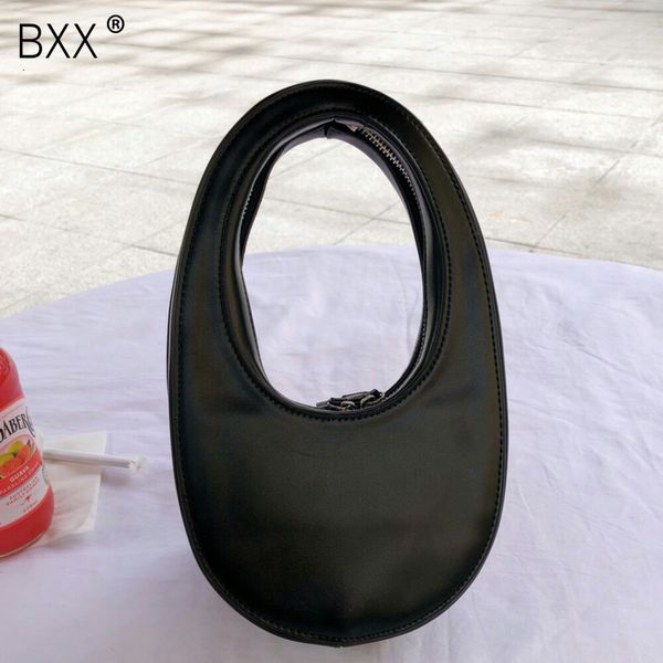 

bxx] solid color leather bags for women 2019 fashion winter brand designer round shaped shoulder bag lady travel handbags a166