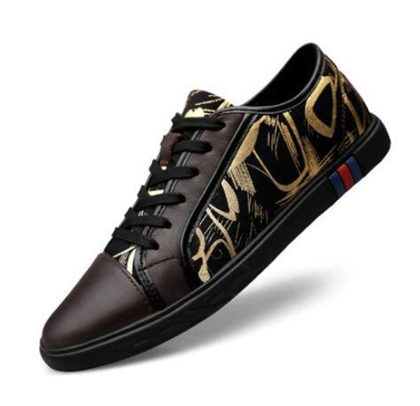 

spring autumn mens loafers men shoes casual fashion male lace flower shoes mens genuine leather flat leather design shoes for men 38-46 cu07, Black