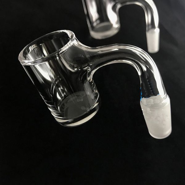 

100% Traceless Quartz Banger With 25mm OD 2.5mm Thick Beveled Banger Artist Art Cold Work Quartz Nails Easy To Clean Free DHL