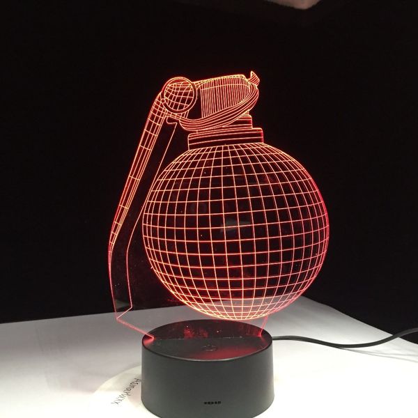 

boogie bomb new 3d lamp 7 colors desk battle royale gift for boyfriend gamer son grandson birthday decor led light dropshipping