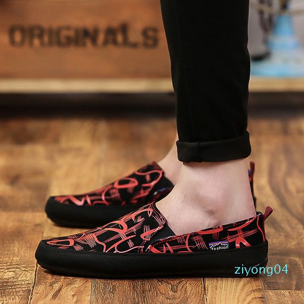 

autumn non-leather casual shoes canvas rubber men shoes breathable gumshoe designer male footwear denim plimsolls z04, Black