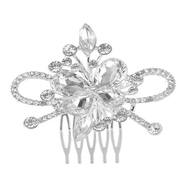 

свадьба 7x7см заколки из бисера головной убор из листьев цветка невесты с короной из бриллиантов и головных уборов для невесты, исполняющей, Golden;silver