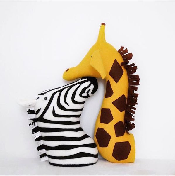 

north europe style animal head wall decoration children's room kindergarten decoration wall decoration
