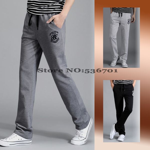 

men's harem pencil pants sports casual sweatpants haroun pants straight cotton slim plus-size women's trousers, Black
