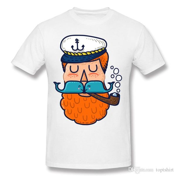 

new coming men's 100% cotton tee-shirts whale of a mustache men's crew neck blue short sleeve t shirts big size funny tee-shirts, White;black