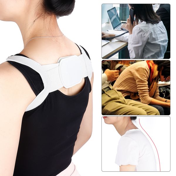 

adjustable size back shoulder posture corrector brace support belt straighten posture correction orthopedic beauty corset