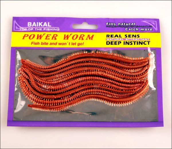 

Artificial Sea Worms 10PCS/Lot soft baits 135mm Soft Fishing Lures freeshipping