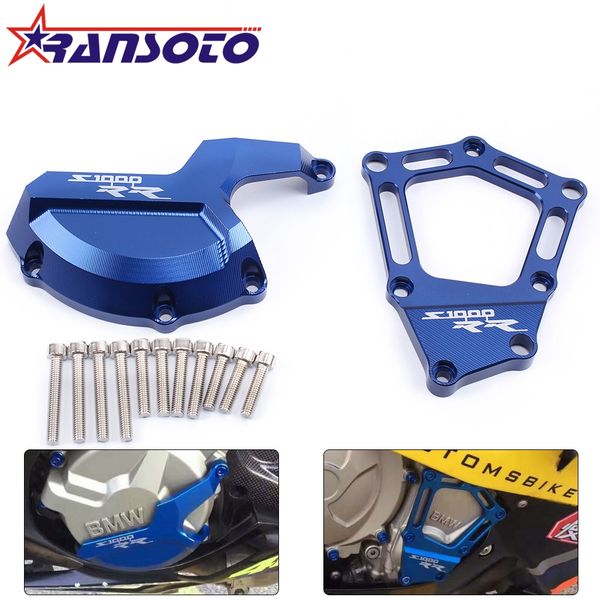 

ransoto motorcycle engine saver stator case guard cover slider protector for s1000rr hp4 k42 k46 2009-2015