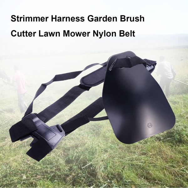 

yard comfort strap double shoulder for brushcutters/ trimmers/ strimmer harness garden brush cutter lawn mower nylon belt other garden