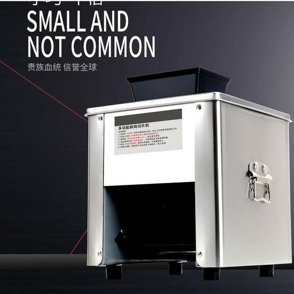 

850w meat cutter fa t meat licer electric commercial licer hred fully automatic dicing machine tainle teel cut piece